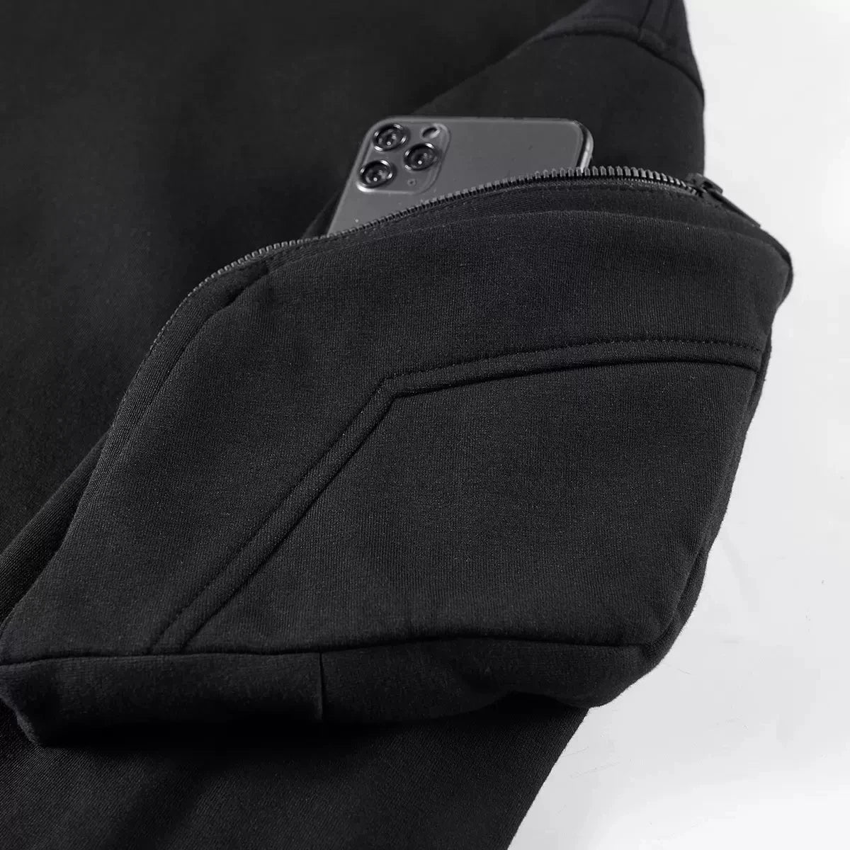 Sudaderas con cremallera para hombre Techwear Dark Souls Cyberpunk con capucha, cuello alto, mascarilla, a prueba de viento, pullovers, tops cargo negro oscuro